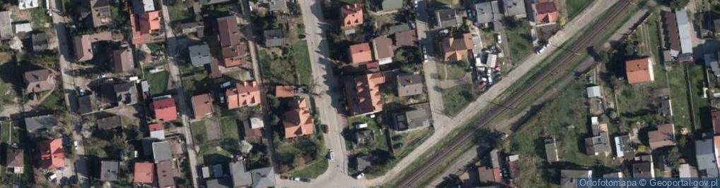 Zdjęcie satelitarne Projektowanie Nadzór Sieci i Instalacji Sanitarnych Inż Elżbieta Bogucka Przedsiębiorstwo Wielobranżowe Mes E Bogucka A Krusińska
