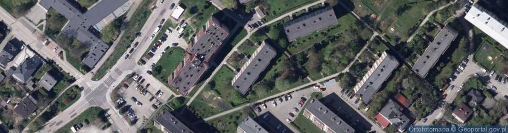 Zdjęcie satelitarne Projektowanie Sieci Dystryb Sprzedaż Towarów