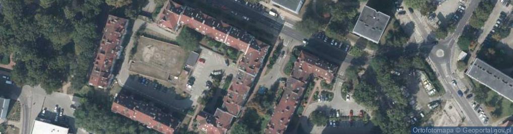 Zdjęcie satelitarne Projektowanie wnętrz Szczecin