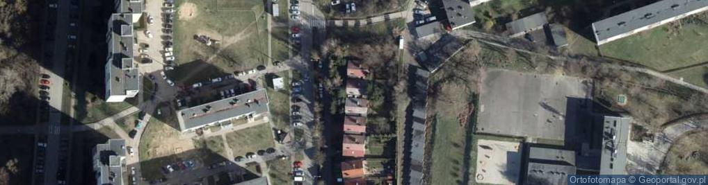 Zdjęcie satelitarne Projektowanie Wystrojów Wnętrz Oecus J Gąsiorek B Komorowski