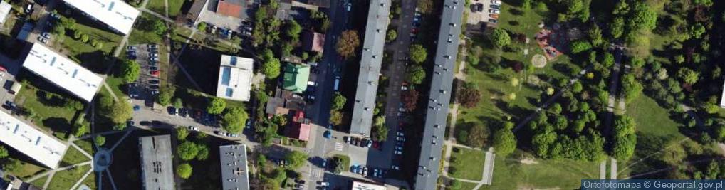 Zdjęcie satelitarne Protest