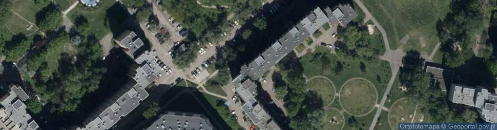Zdjęcie satelitarne Pruś w., Wrocław