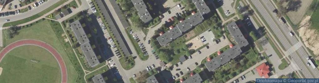 Zdjęcie satelitarne Prywatna Szkoła Muzyczna i ST w Łomży