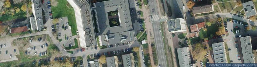 Zdjęcie satelitarne Prywatne Policealne Studium Optyczne Oculus w Częstochowie Wojciech Dośpiał