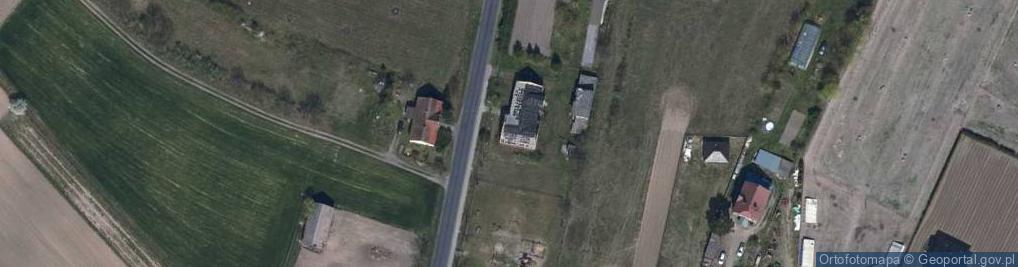 Zdjęcie satelitarne Prywatne Przedsiębiorstwo Usługowo Handlowe Adax Adam Jan Sławski Wypożyczalnia Samochodów Przewozy Osób Usługi Transportowe 67 410 Sława Lipinki 78