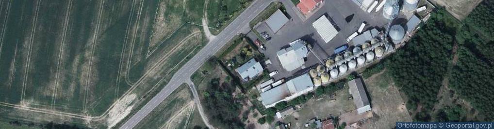Zdjęcie satelitarne Prywatny Zakład Zbożowy Janusz Miłosz