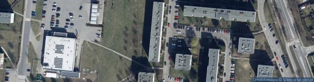 Zdjęcie satelitarne przed Handlowo Produkcyjno Usługowe Bax Pol R Mikulski J Sekuła