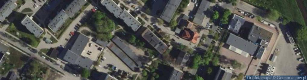Zdjęcie satelitarne przed Produkcyjno Usługowo Handlowe Dresch Paper Gadomski i S Ka