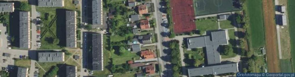 Zdjęcie satelitarne przed Wielobranżowe Videx Kandora Joanna Kolado Lesław