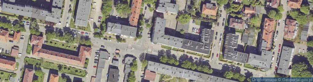 Zdjęcie satelitarne Przeds Handl Usług Aspek Wójtowicz Andrzej Różański Stanisław
