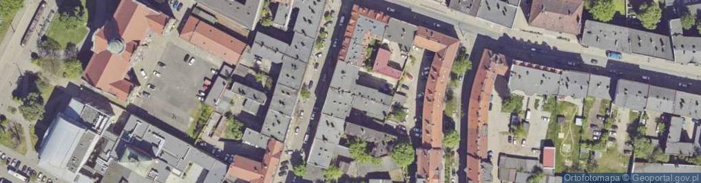 Zdjęcie satelitarne Przeds Handl Wiromex Karas J Mazur M Klisiewicz T