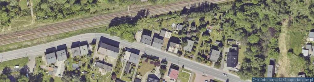 Zdjęcie satelitarne Przeds Handlowe Plajta Ciesielski Andrzej Stania Zygmunt