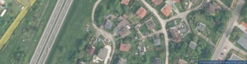 Zdjęcie satelitarne Przeds Handlowo Usługowe Banako