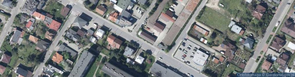 Zdjęcie satelitarne Przeds Handlowo Usługowe Mobilis Wacławik Antonina Wacławik Janusz