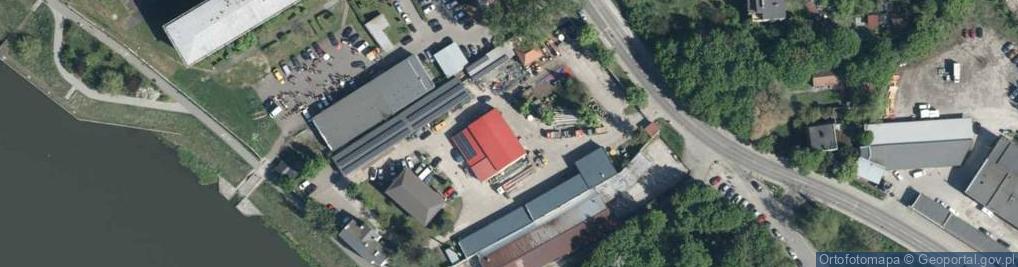 Zdjęcie satelitarne Przeds Handlowo Usługowe Sega II Gabruk Sewruk Skomudek