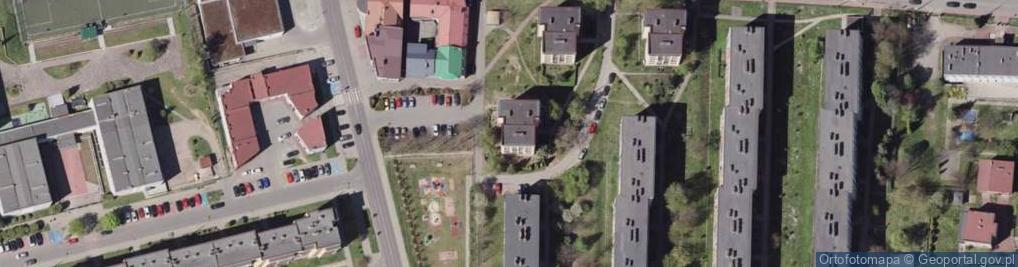 Zdjęcie satelitarne Przeds Handlowo Usługowo Produkcyjne Jastan