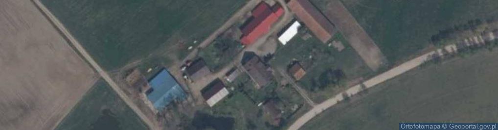 Zdjęcie satelitarne Przeds P U H Ekopol Tadeusz Dziubiński w Zawadach Oleckich