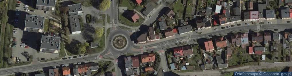 Zdjęcie satelitarne Przeds Prod Han Usł Przemysław Mocek Paweł Sobczuk Kościan