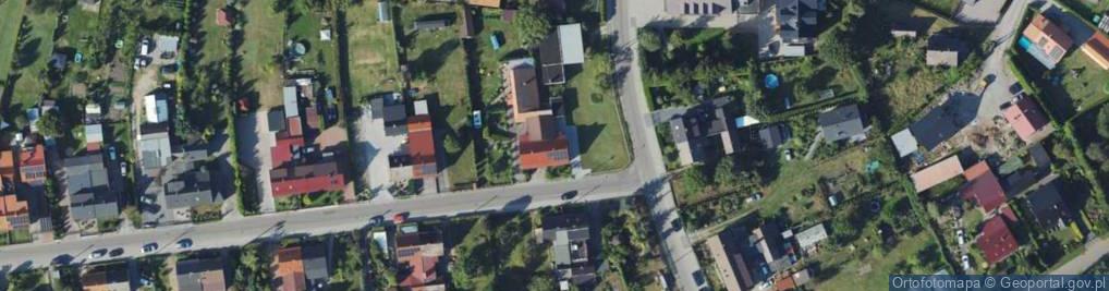 Zdjęcie satelitarne Przeds Prod Handlowo Usługowe Helios K Kosiński E Madejowski