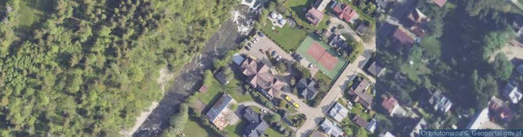 Zdjęcie satelitarne Przeds Prod Handlowo Usługowe Omega Szczodrowski M Godyń K