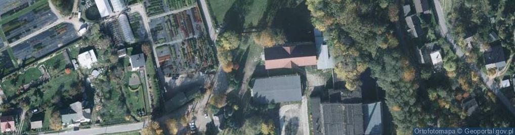 Zdjęcie satelitarne Przeds Prodiukcyjno Handlowo Usługowe Mah Mik Harężlak M Kubica M