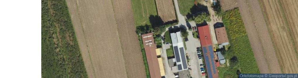 Zdjęcie satelitarne Przeds Produkcji Materiałów Budowlanych Sted E Kupis T M Stefanów