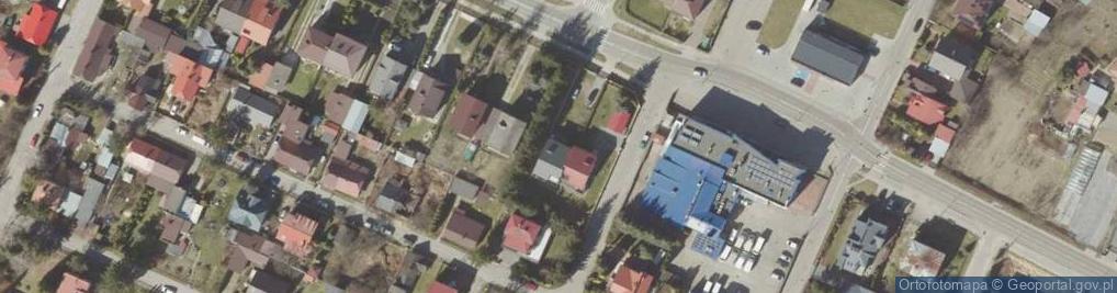 Zdjęcie satelitarne Przeds Produkcyjno Handlowo Usługowe Kiwi Kijek Andrzej i Karol