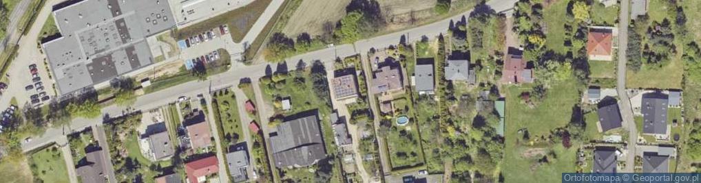 Zdjęcie satelitarne Przeds Produkcyjno Handlowo Usługowe Wektor Kuc Krzysztof Kuc Rudolf