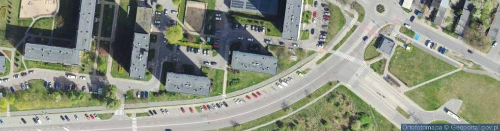 Zdjęcie satelitarne Przeds Produkcyjno Usługowo Handlowe Ankar