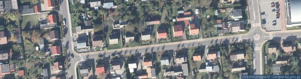 Zdjęcie satelitarne Przeds Produkcyjno Usługowo Handlowe