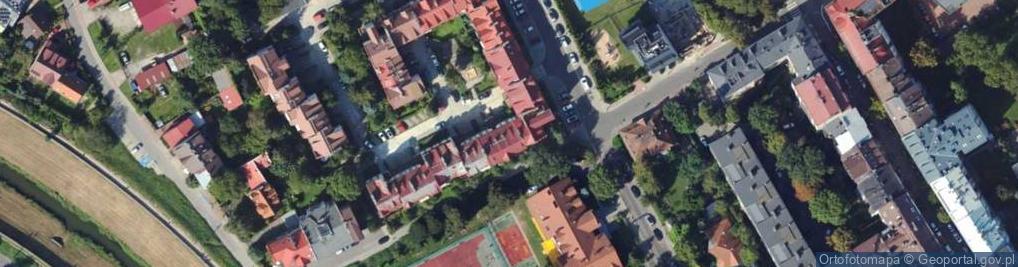 Zdjęcie satelitarne Przeds Projektowe Budownictwa Przemysłowego i Realizacji Inwestycji Pronex A Nowakowski K Nowakowska