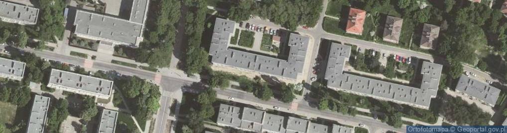 Zdjęcie satelitarne Przedsię Remontowo Produkcyjna Ekoentech A J Chrzanowski z Kotarba