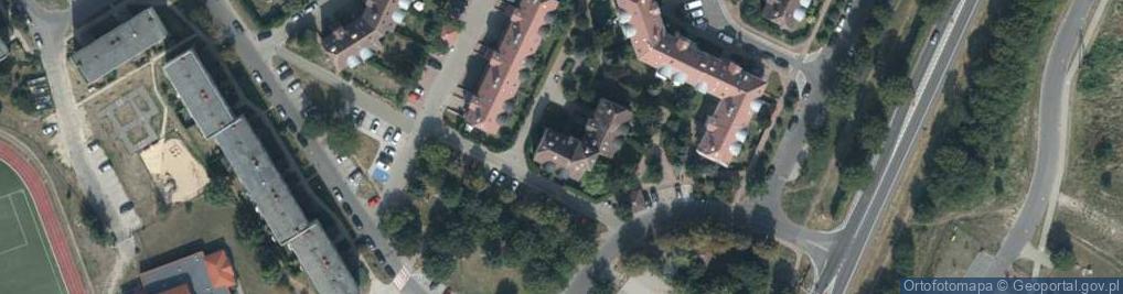 Zdjęcie satelitarne Przedsięb Handlowe Świetlik Rychel K Rychel R Sienkiewicz O