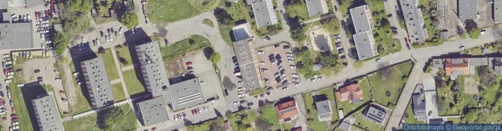 Zdjęcie satelitarne Przedsięb Usługowo Handlowe Projekt P Stolarski A Kozdraś w Cylc