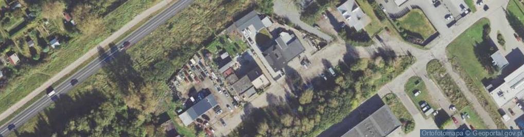 Zdjęcie satelitarne Przedsiębiorstow Usługowo Handlowe Drut-Pol Andrzej Gibaszek