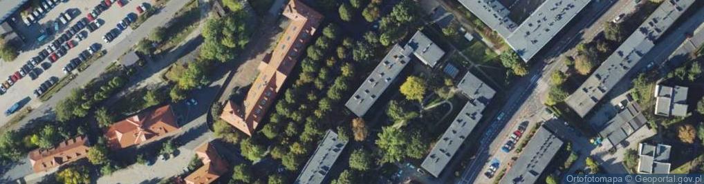 Zdjęcie satelitarne Przedsiębiorstwo Budowlano-Usługowo-Handlowe Nazwa Skrócona: Pbuh Marek Rosin