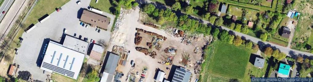 Zdjęcie satelitarne Przedsiębiorstwo Budowy Dróg i Mostów Wrzosowa