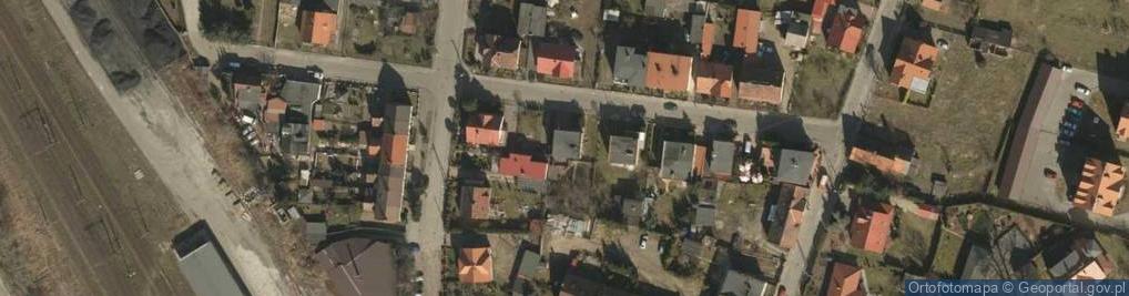 Zdjęcie satelitarne Przedsiębiorstwo Eksploatacji Zasobów Leśnych Lokomo Piotr Szpak