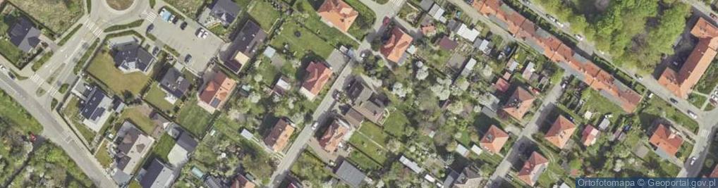 Zdjęcie satelitarne Przedsiębiorstwo Geodezyjne Metr