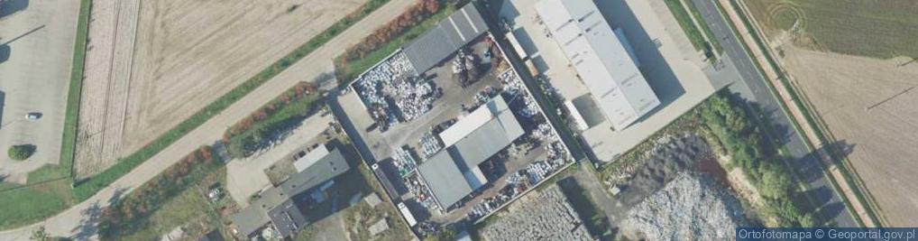 Zdjęcie satelitarne Przedsiębiorstwo Gospodarki Odpadami Propet Krzysztof Podlaski Wojciech Tomczak