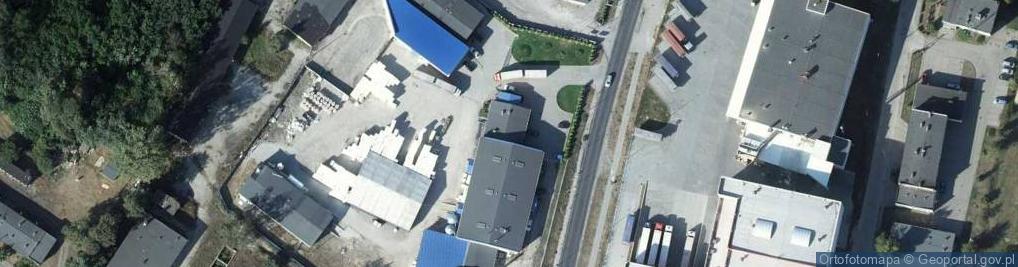 Zdjęcie satelitarne Przedsiębiorstwo Handlowe Komers