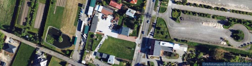 Zdjęcie satelitarne Przedsiębiorstwo Handlowe M+B