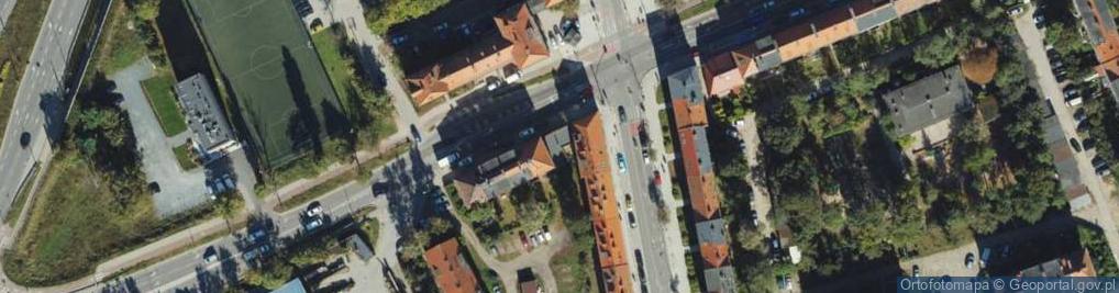 Zdjęcie satelitarne Przedsiębiorstwo Handlowo Usługowe Alex Sylwia Nowakowska Aleksandra Piętka