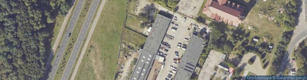Zdjęcie satelitarne Przedsiębiorstwo Handlowo Usługowe Auto Wójcik Arkadiusz Wójcik