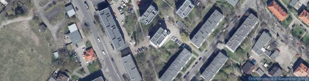 Zdjęcie satelitarne Przedsiębiorstwo Handlowo Usługowe Dan Tech Danuta Borzęcka