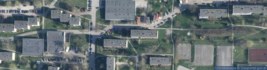Zdjęcie satelitarne Przedsiębiorstwo Handlowo Usługowe Dar Tek Artur Kozłowski Dariusz Kućma Zdzisław Szałwiński
