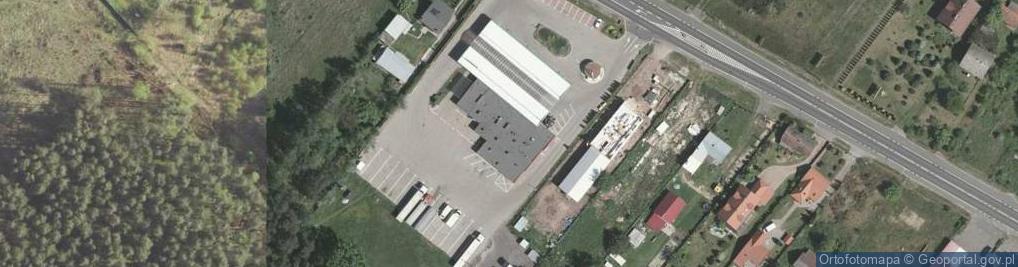 Zdjęcie satelitarne Przedsiębiorstwo Handlowo - Usługowe Etanex Danuta Kożuszek