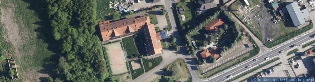 Zdjęcie satelitarne Przedsiębiorstwo Handlowo-Usługowe Hotel Trawa