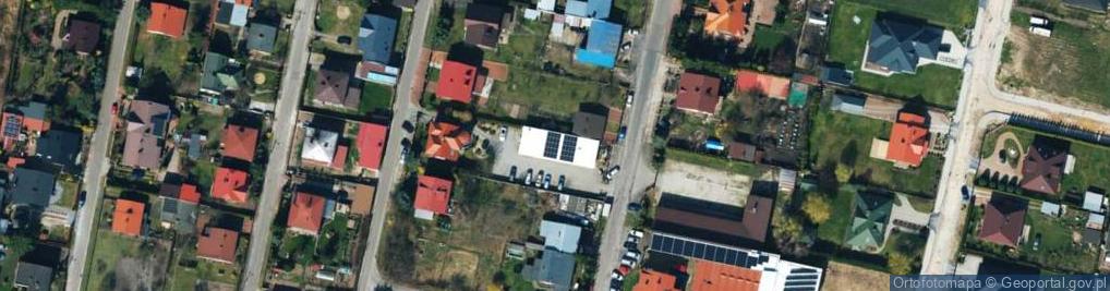 Zdjęcie satelitarne Przedsiębiorstwo Handlowo Usługowe Matbud Poroszewska