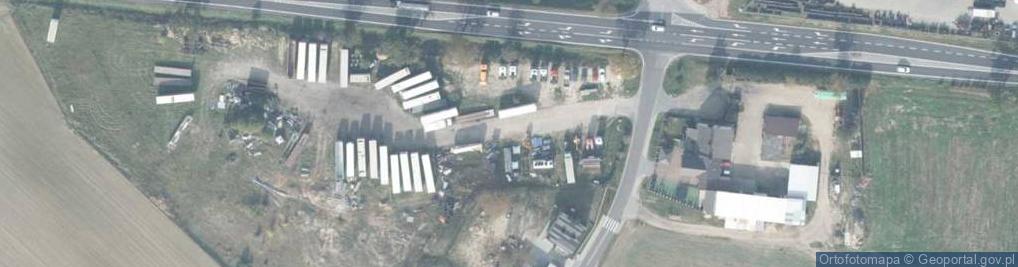 Zdjęcie satelitarne Przedsiębiorstwo Handlowo Usługowe Mirpol Bis Jakub Lach